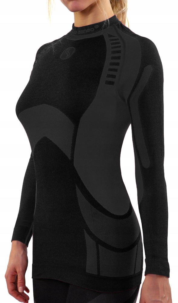 Sesto Senso Damska Koszulka Thermo Active P981 Grafitowa XL