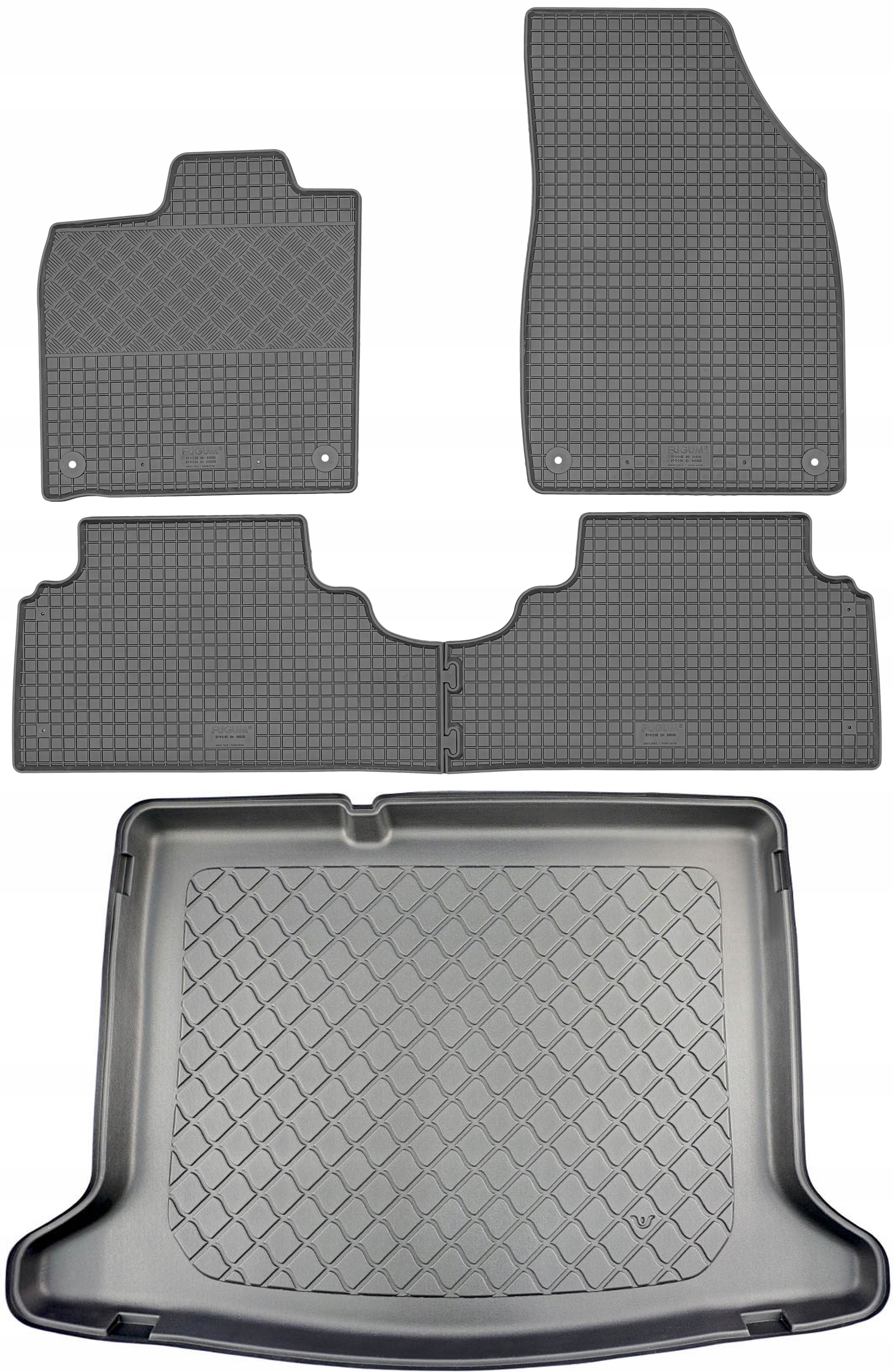 Volkswagen ID.3 Hatchback 5D od roku 11.2019 Sada Koberce batožinový priestor