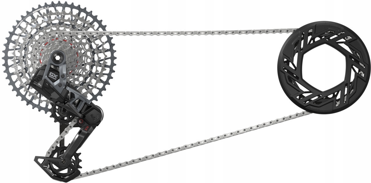 Sram Sada Gx Axs Eagle Transmission E-mtb 104 Lk, bez klik, 34T, 10-5