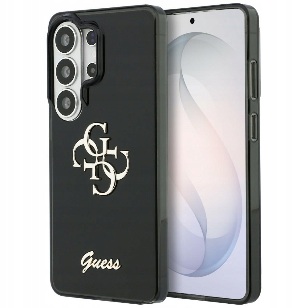 Etui Guess IML Big Metal 4G Script na Samsung Galaxy S26 Ultra czarne