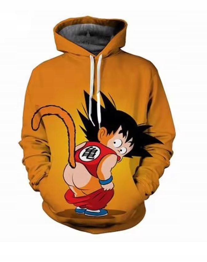 Bluza z kapturem nadruk 3D Dragon Ball 19 XXL