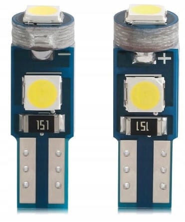 

Żarówka R5 T5 3 x Power Led W1,2W W2W Mocne