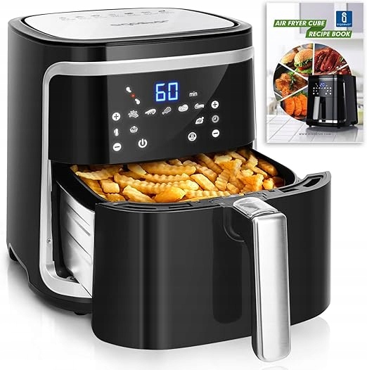 Frytkownica beztłuszczowa 1900 W 7 l Aigostar Cube Air Fryer-Zdjęcie-0