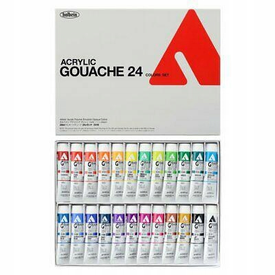 Sada kvašů Artist Acrylic Gouache 24k Holbein