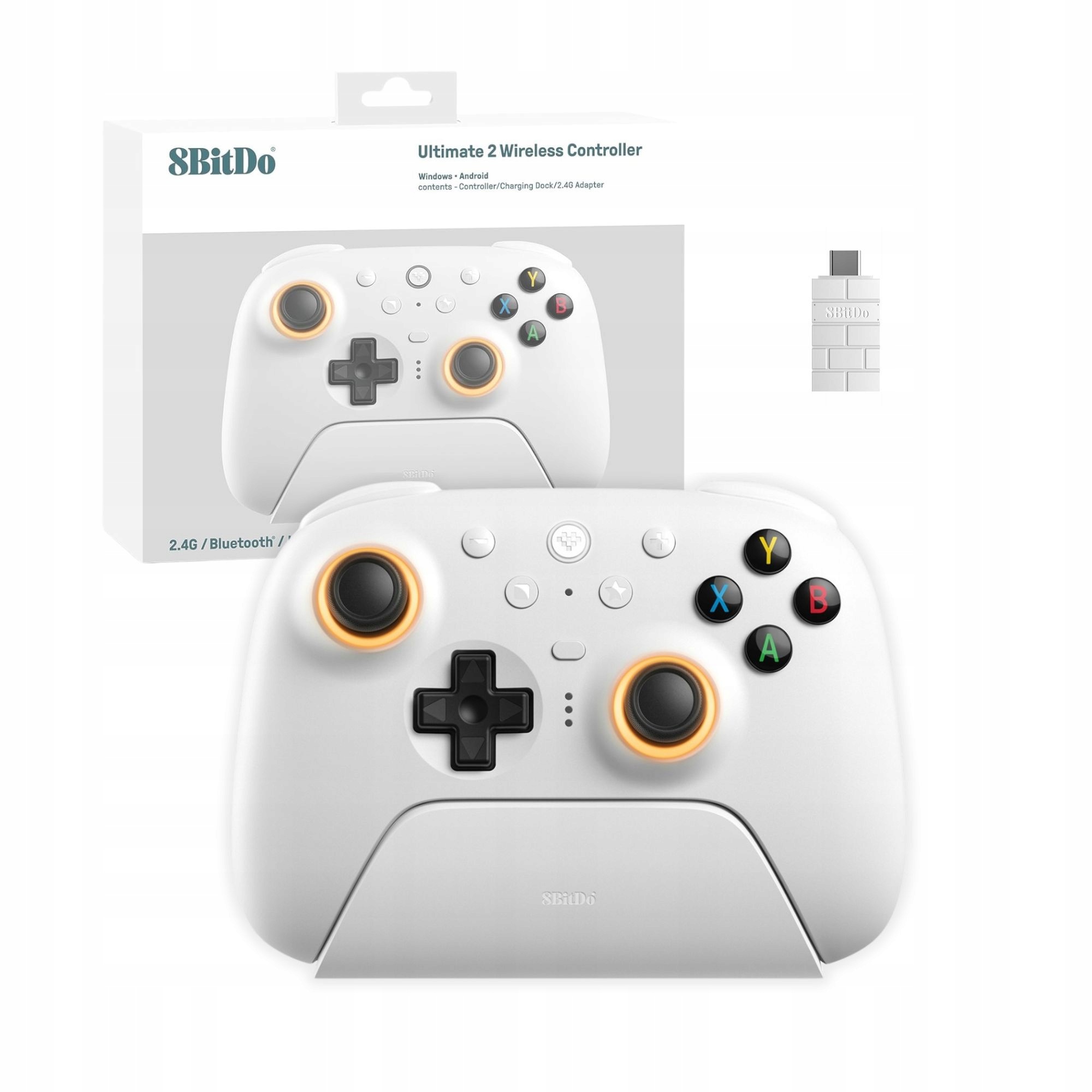 Bezdrátový Ovladač Pro Pc 8BITDO Ultimate 2 Ovladač 2.4 Ghz Android