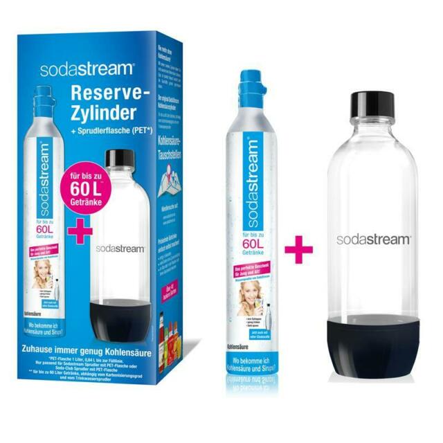 SodaStream Картридж Co2 + Бутылка Пластиковая 1Л