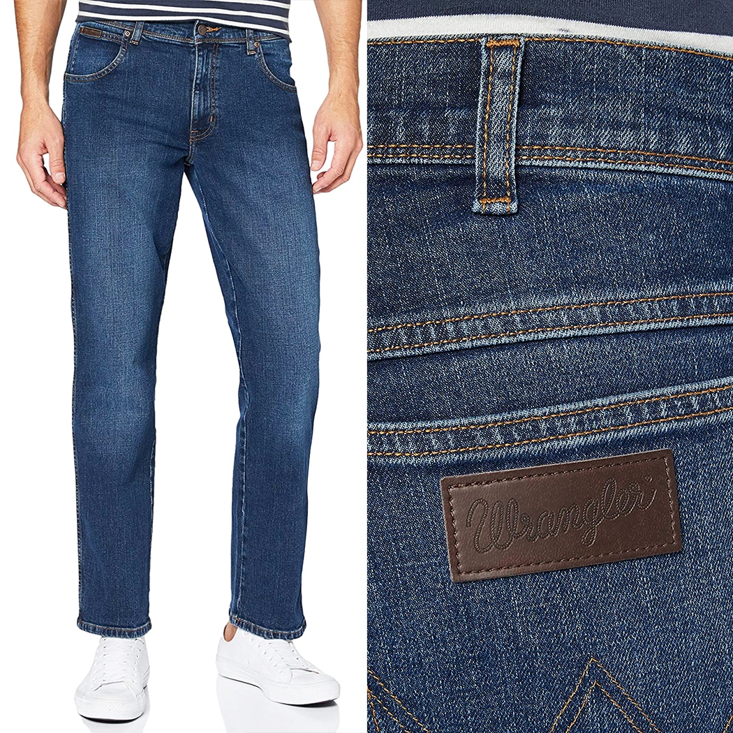 

Wrangler Texas Blue Bang Męskie Jeansy W36 L30
