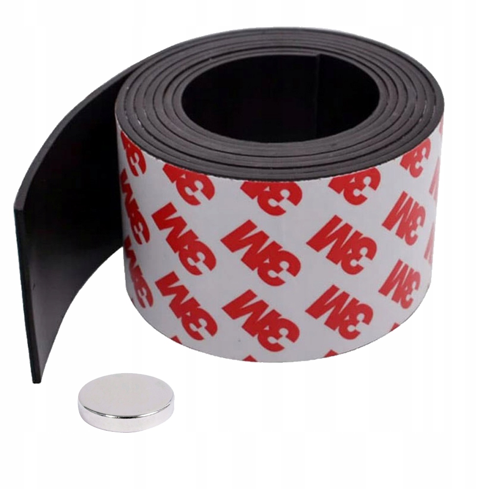 

Taśma Magnetyczna 3M Samoprzylepna 50mm /1,5mm/ 1m