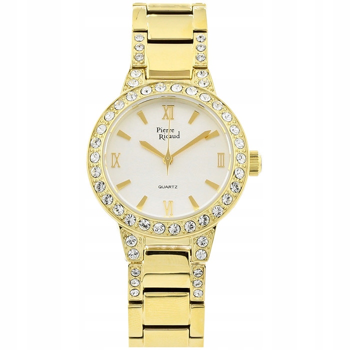 Dámské hodinky Pierre Ricaud P21074.1163QZ zlaté