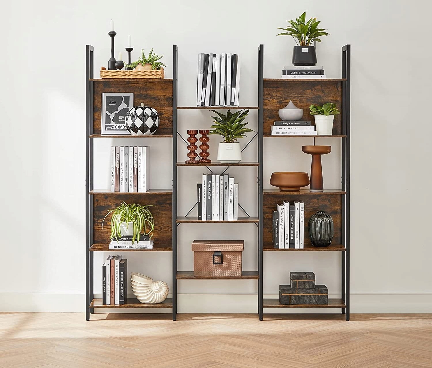 DUŻY REGAŁ INDUSTRIALNY LOFTOWY VINTAGE Marka Songmics