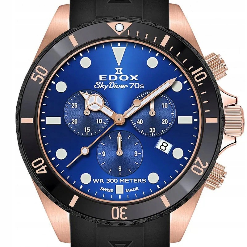 Edox SkyDiver 70s Chronograph Marka Edox