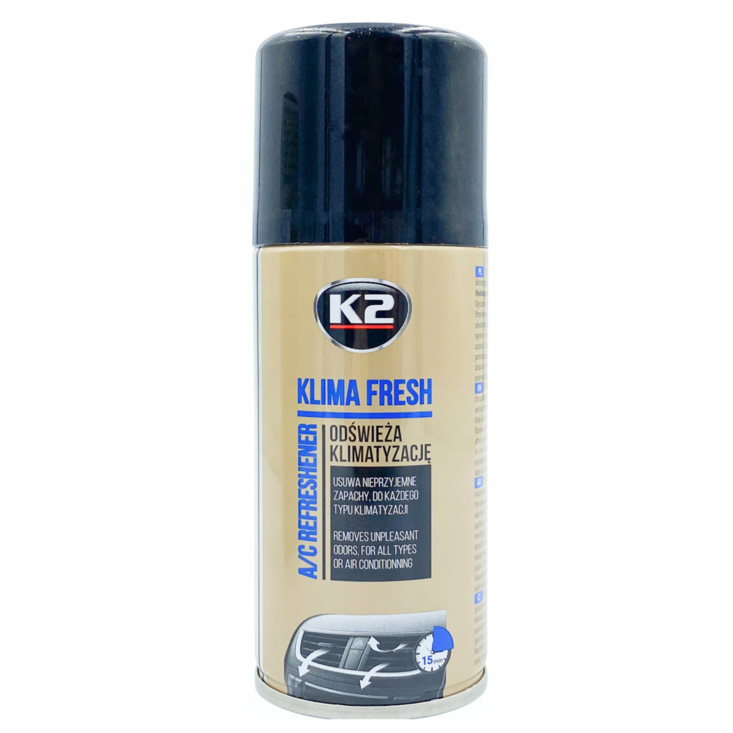 Środek do odgrzybiania klimatyzacji w aucie K2 Pojemność w ofercie 150 ml