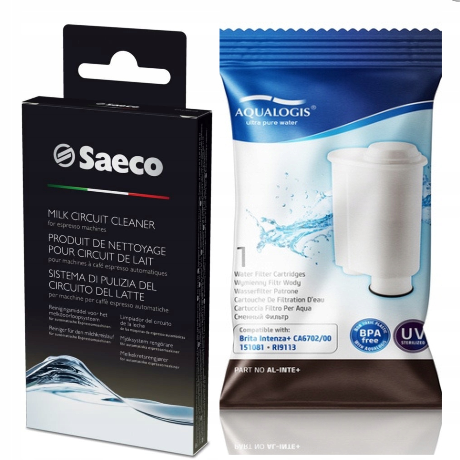 Zestaw do ekspresów Saeco Filtr AL-Inte+, Saeco CA6705 do obiegu mleka