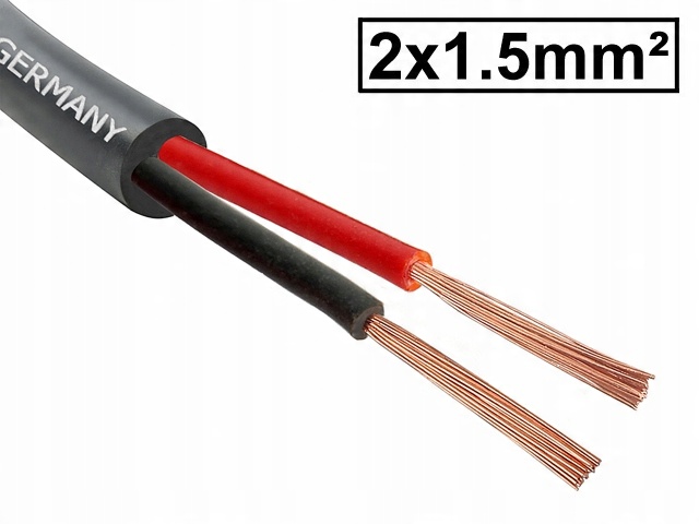 

Kabel kolumnowy okrąg Ofc 2x1.50mm2 AWG16 Cordial