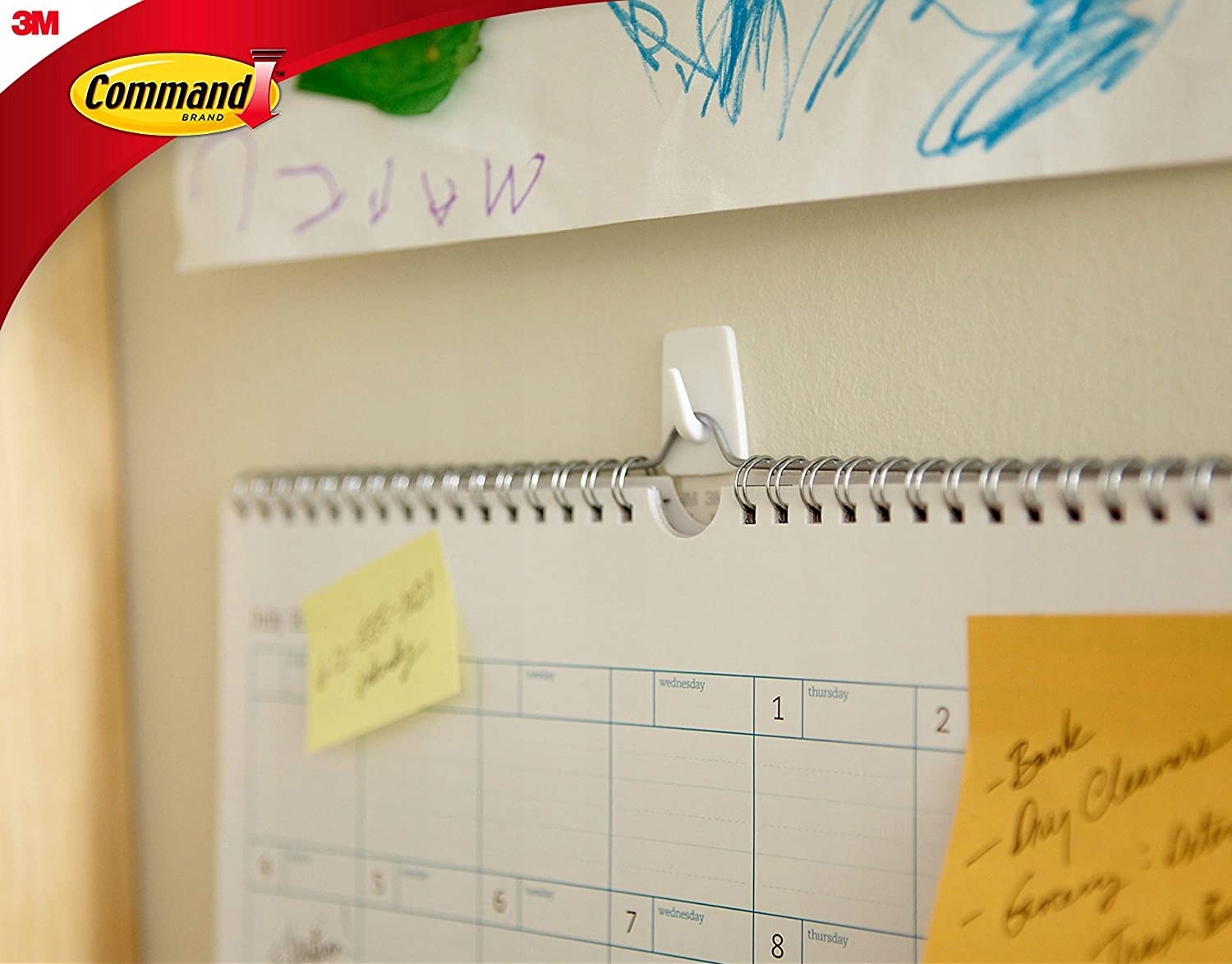 3M 17066 Command Małe haczyki 3 szt 4 małe paski Marka 3M
