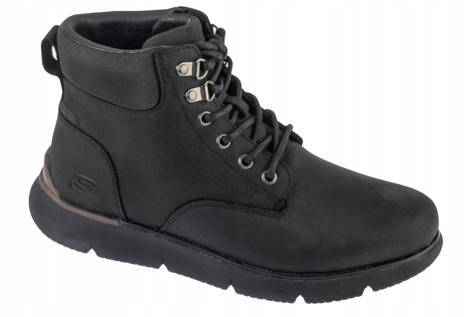 Skechers Augustino Cobb [43] Pánské kožené trapery černé