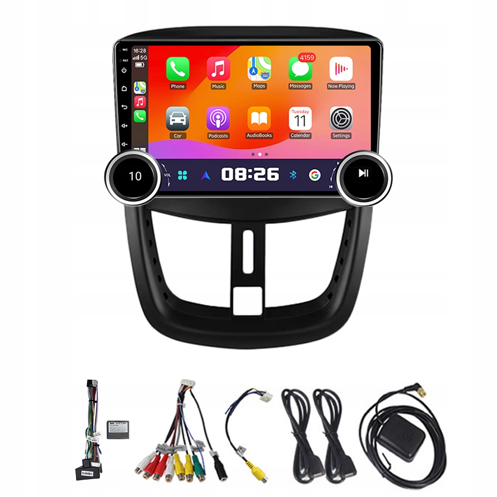2Din Android 13 Autorádio do auta pre Peugeot 207 207CC 2006 2015 Carplay Gps Rds