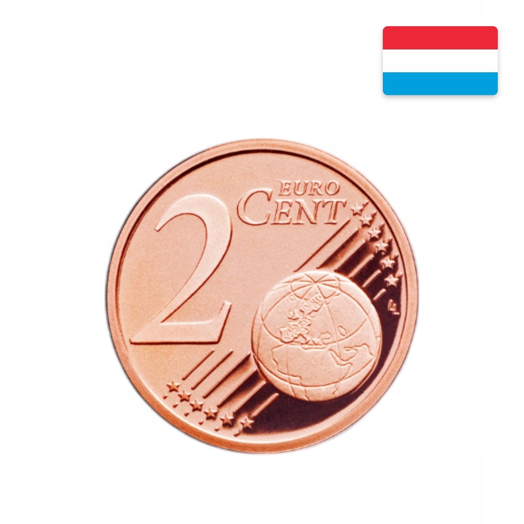 Moneta – Luksemburg – 2 eurocenty – 2002 – UNC