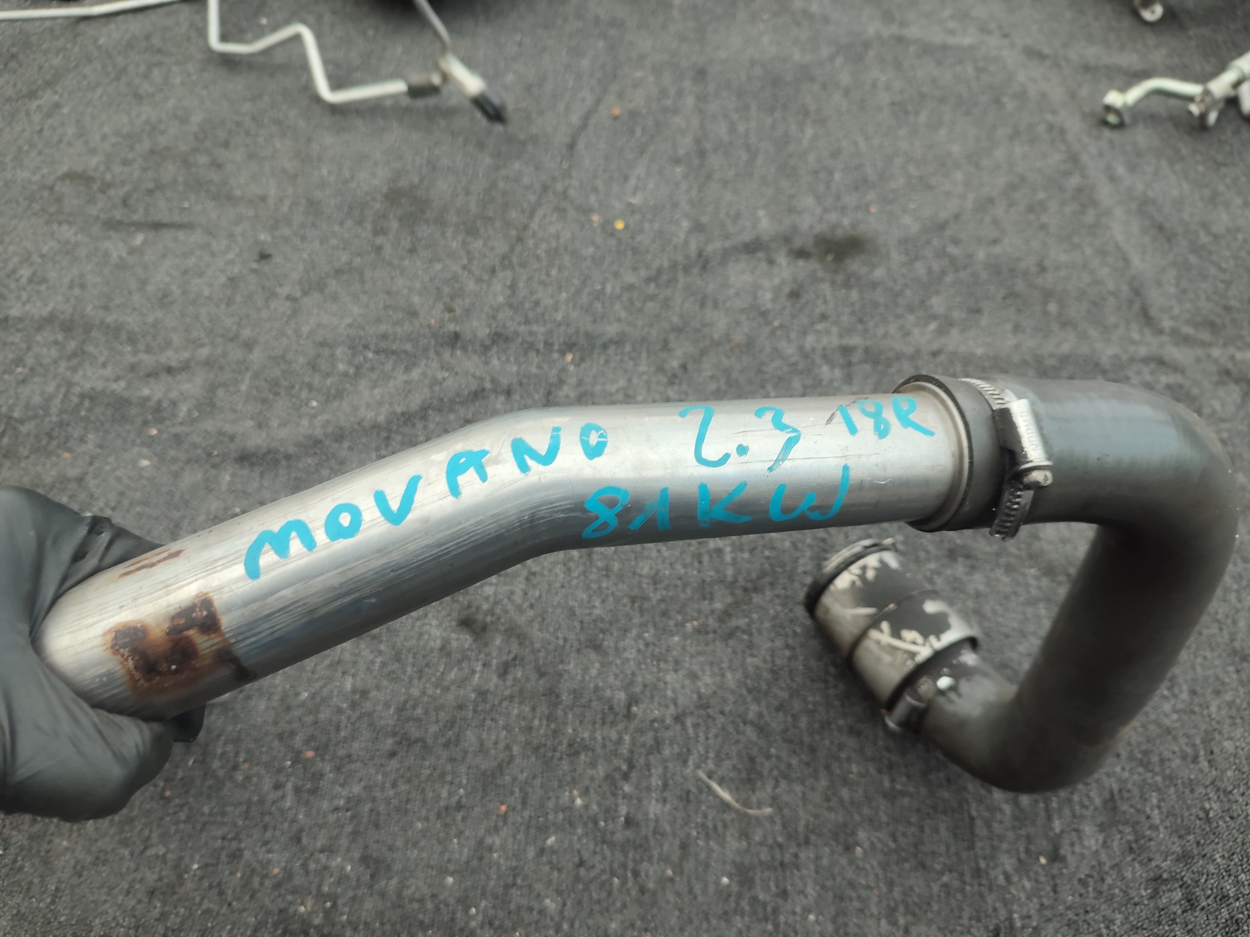 wiring pipe tube Opel Movano 2.3