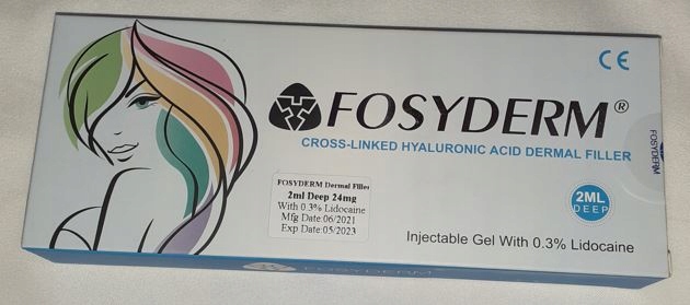 KWAS HIALURONOWY USIECIOWANY 2ml FOSYDERM DEEP24mg