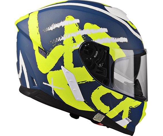 Kask integralny Lazer Rafale Street Mat Fluo XL Typ Integralne / Pełne