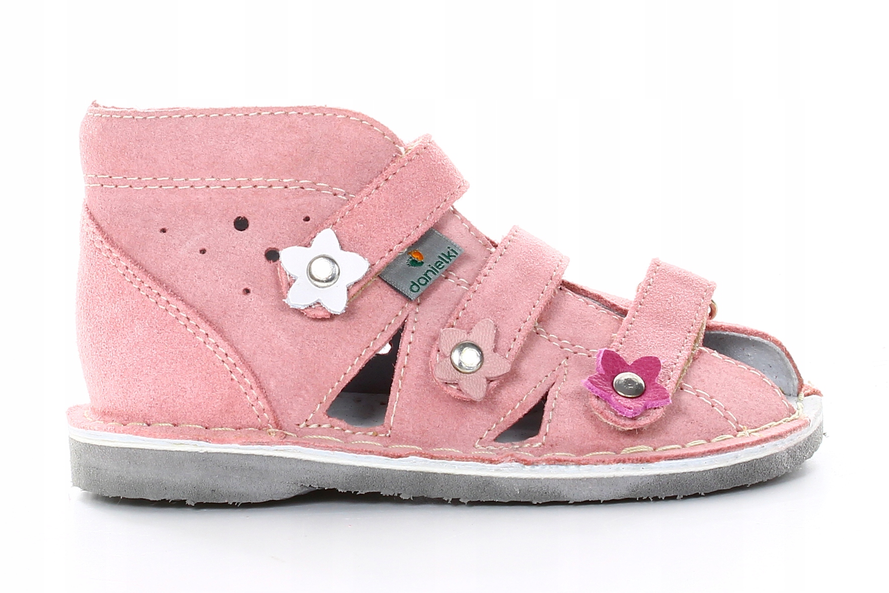 Danielki kapcie profilaktyczne S124 rozm 22 róż Rozmiar (new) 22