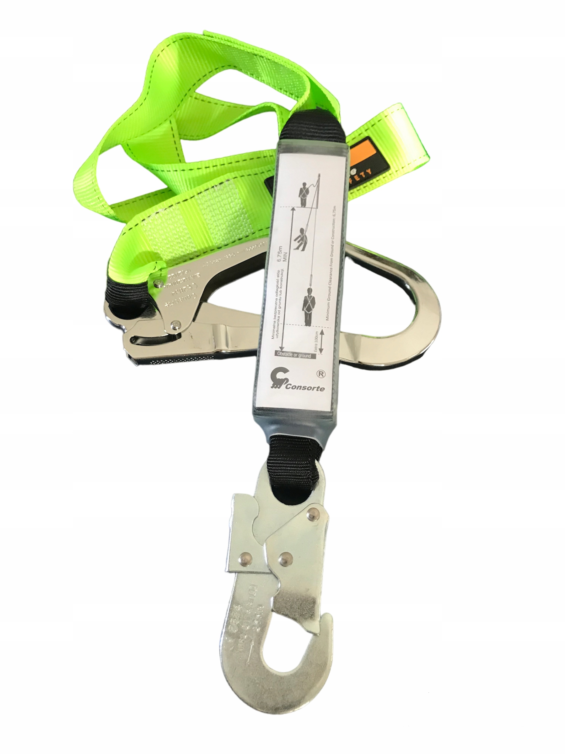 Amortyzator Linka Taśma Bezpieczeństwa Do Szelek Bhp Sting 5