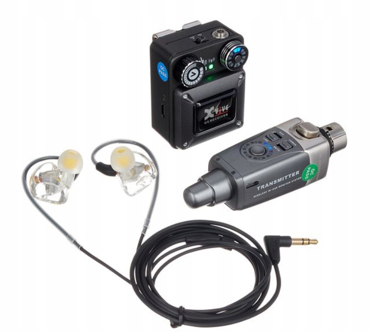 XVive U4T9 In-Ear Monitor Bundle bezprzewodowy system douszny z słuchawkami