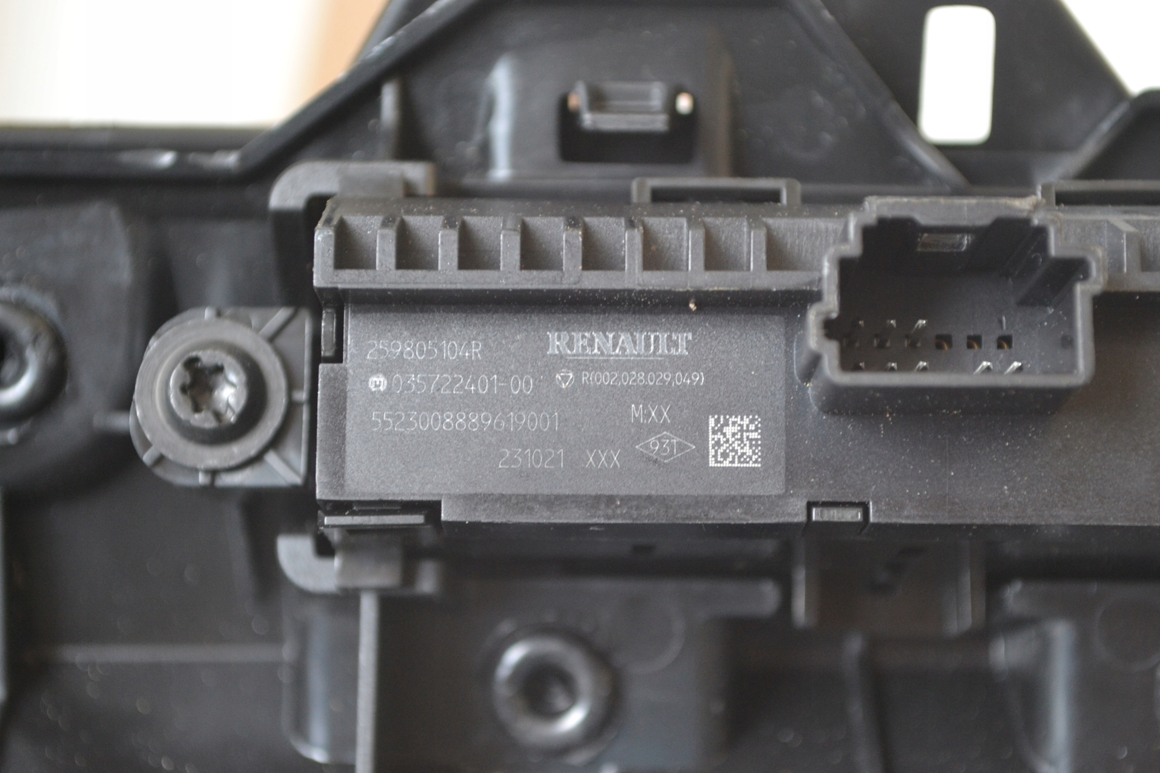 KANGOO III 2021r- switch module control unit 259805104R