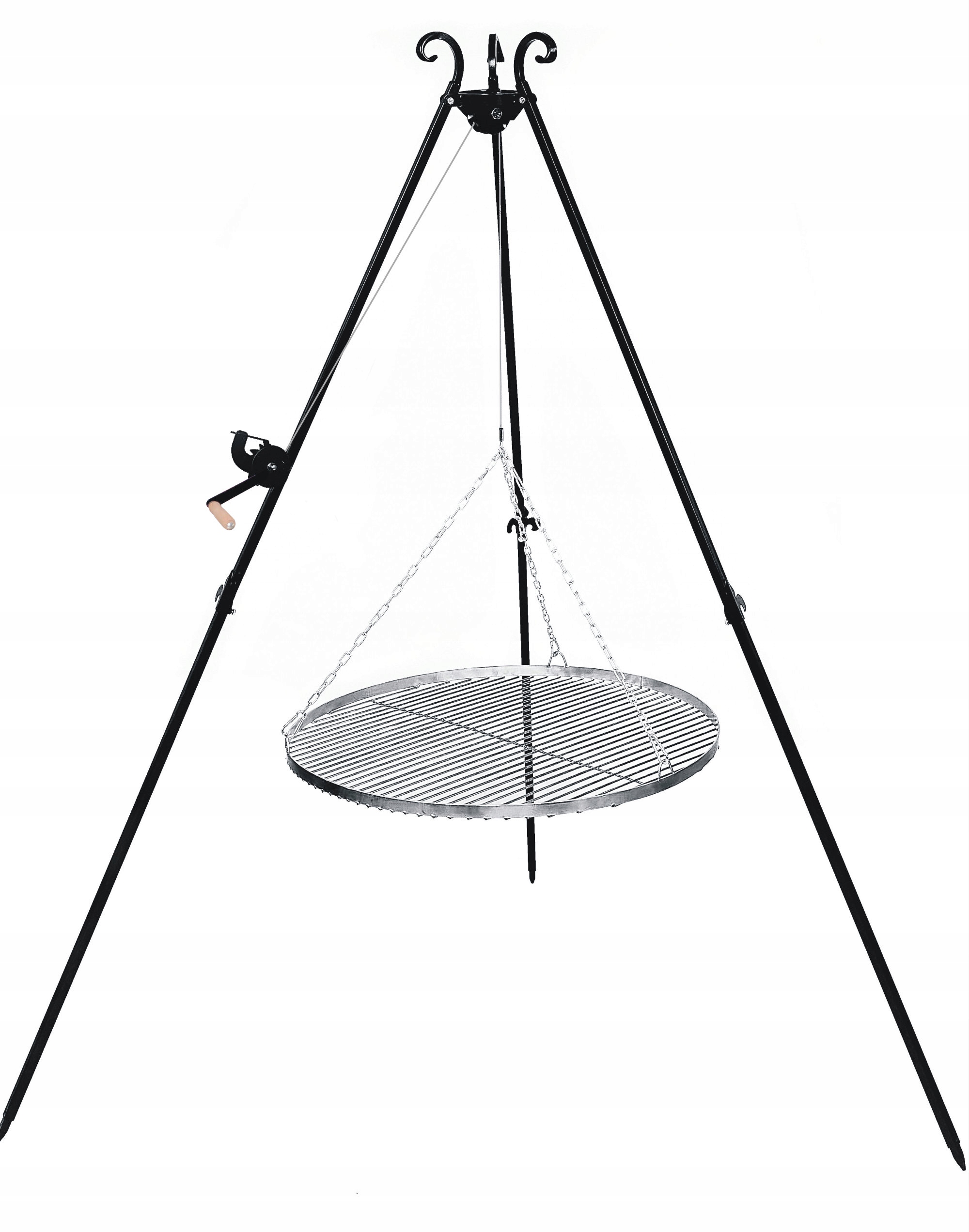 

Grill ogrodowy trójnóg 185ruszt 60 nierdzewny inox