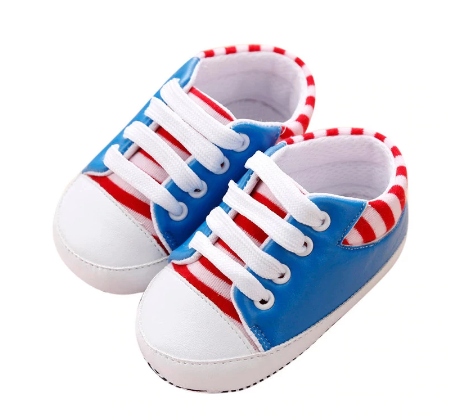 

Buciki niechodki trampki 12 cm niebieskie wiosenne