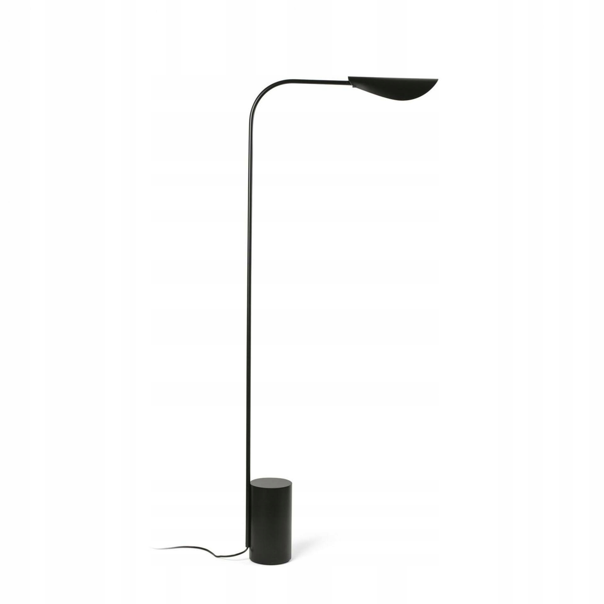 Stojacia lampa Faro Liggera čierna, oceľová, minimalistický design, G9