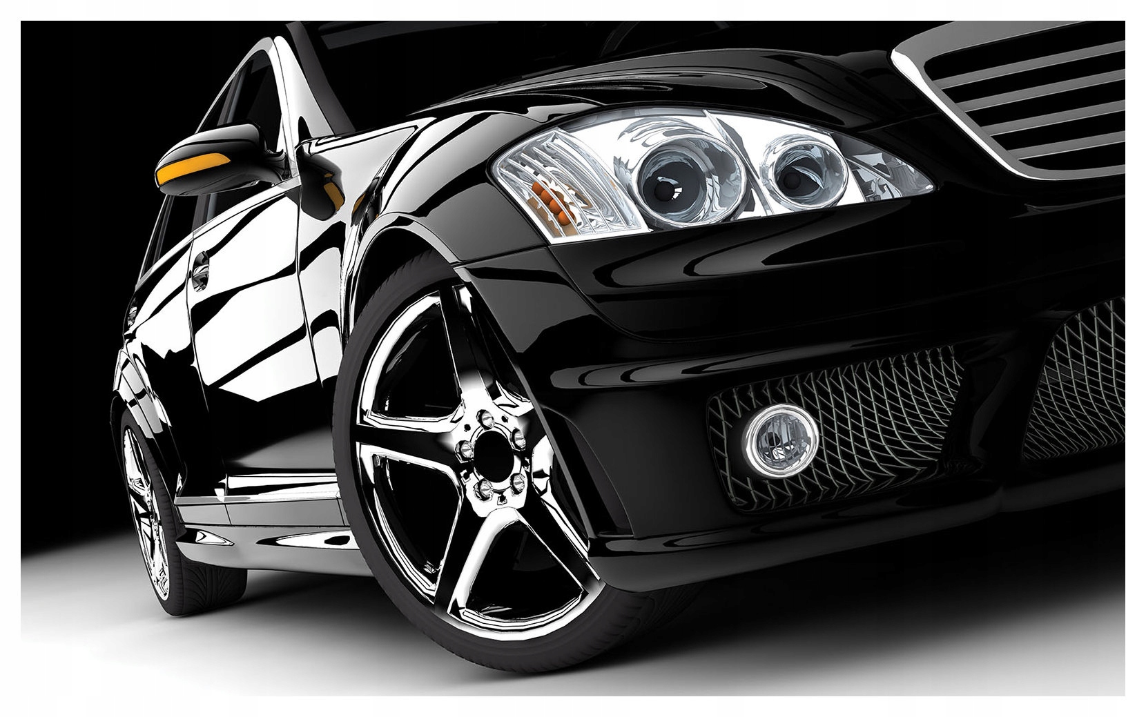 Vliesová fototapeta Mercedes-Benz S63 Amg Čierna luxusná 350x250 lepidlo