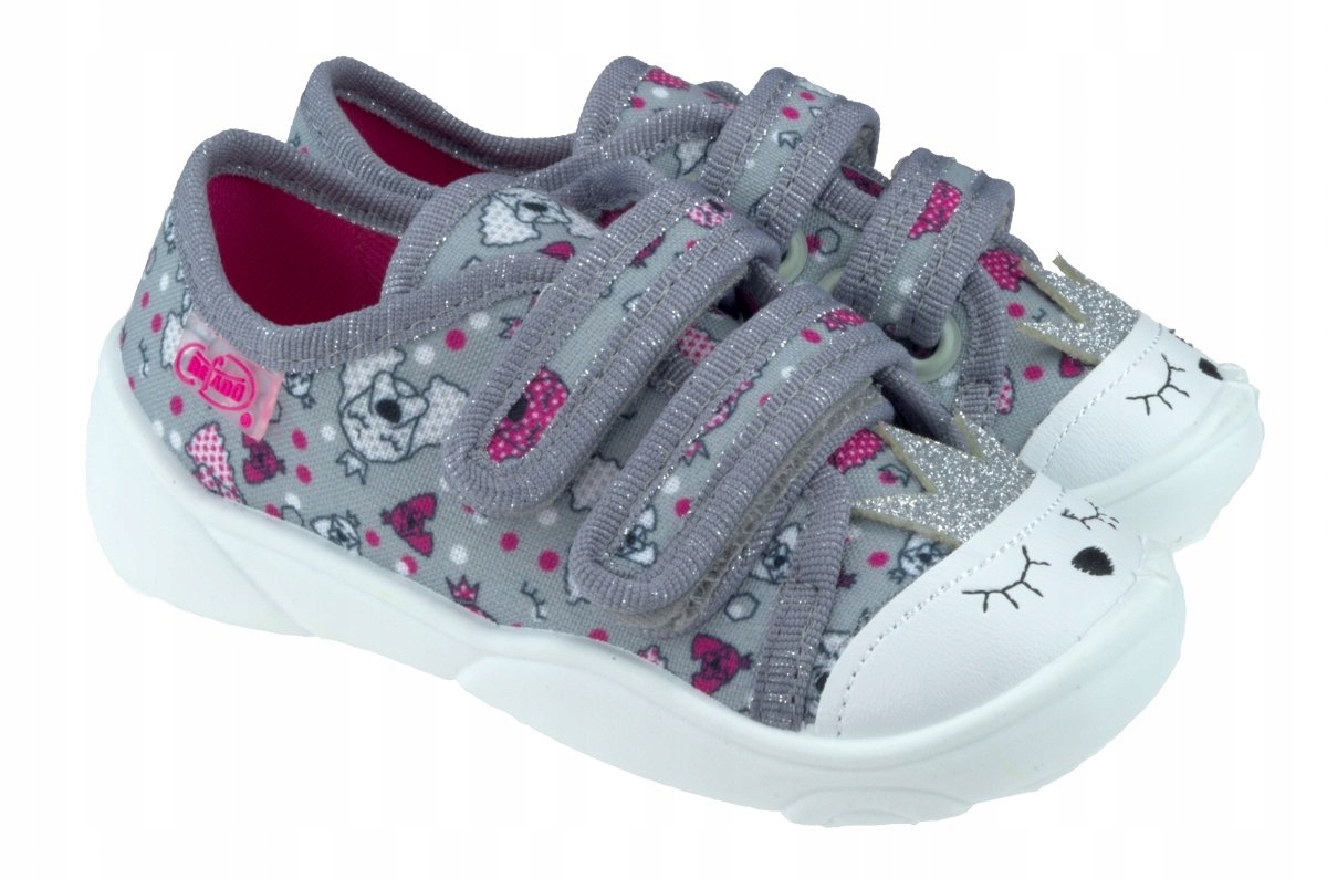 

Befado 907P117 niskie trampki tenisówki szare r.21