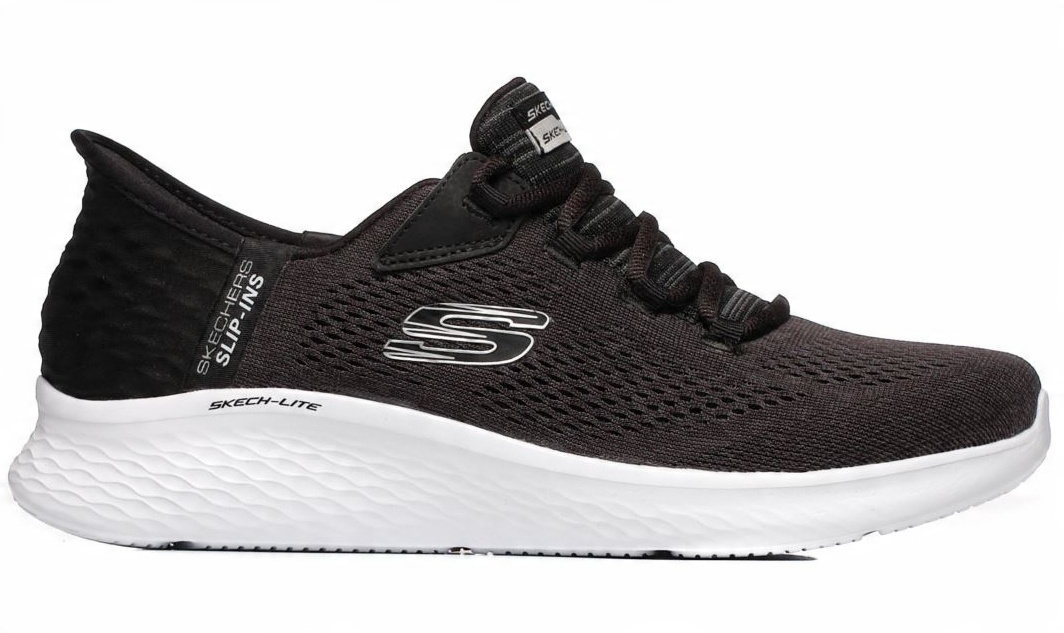 Dámské Sportovní Běžecké Boty Černé Pohodlné Skechers Slip-ins 39,5