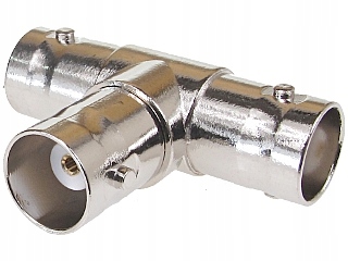 ROZGAŁĘŹNIK BNC ZŁĄCZE GNIAZDO POTRÓJNE BNC