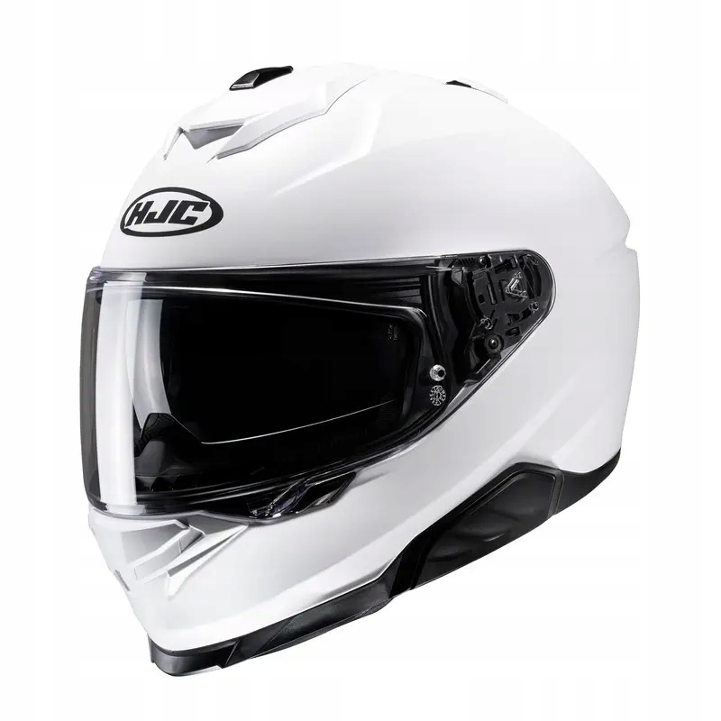 Moto prilba integrálna Hjc I71 Semi Flat Pearl White Xs