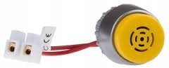 

Sygnalizator dźwiękowy 11,5mA 230V SP22-SD-230AC.