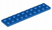 

Lego 3832 Płytka 2x10 niebieska Nowa (4g)
