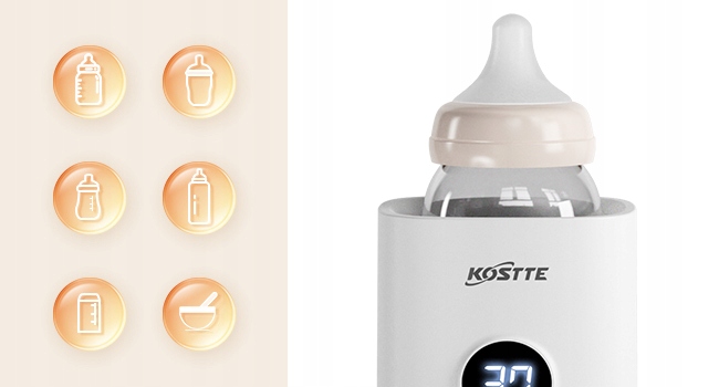 KOSTTE Podgrzewacz Do Butelek Dla Niemowląt Pasuje Do Wszystkich Butelek — miniatura 11