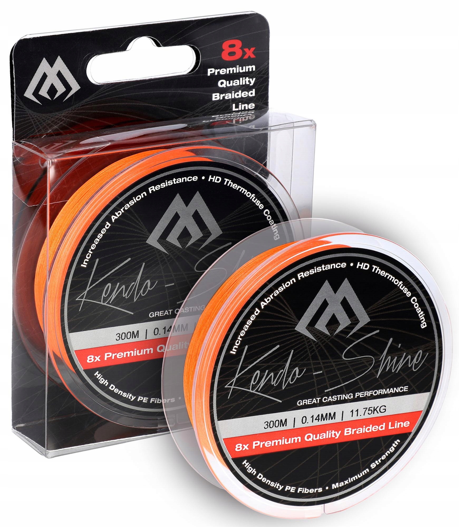 

Mikado Plecionka Kendo Shine 8x 0,23mm 300m Orange