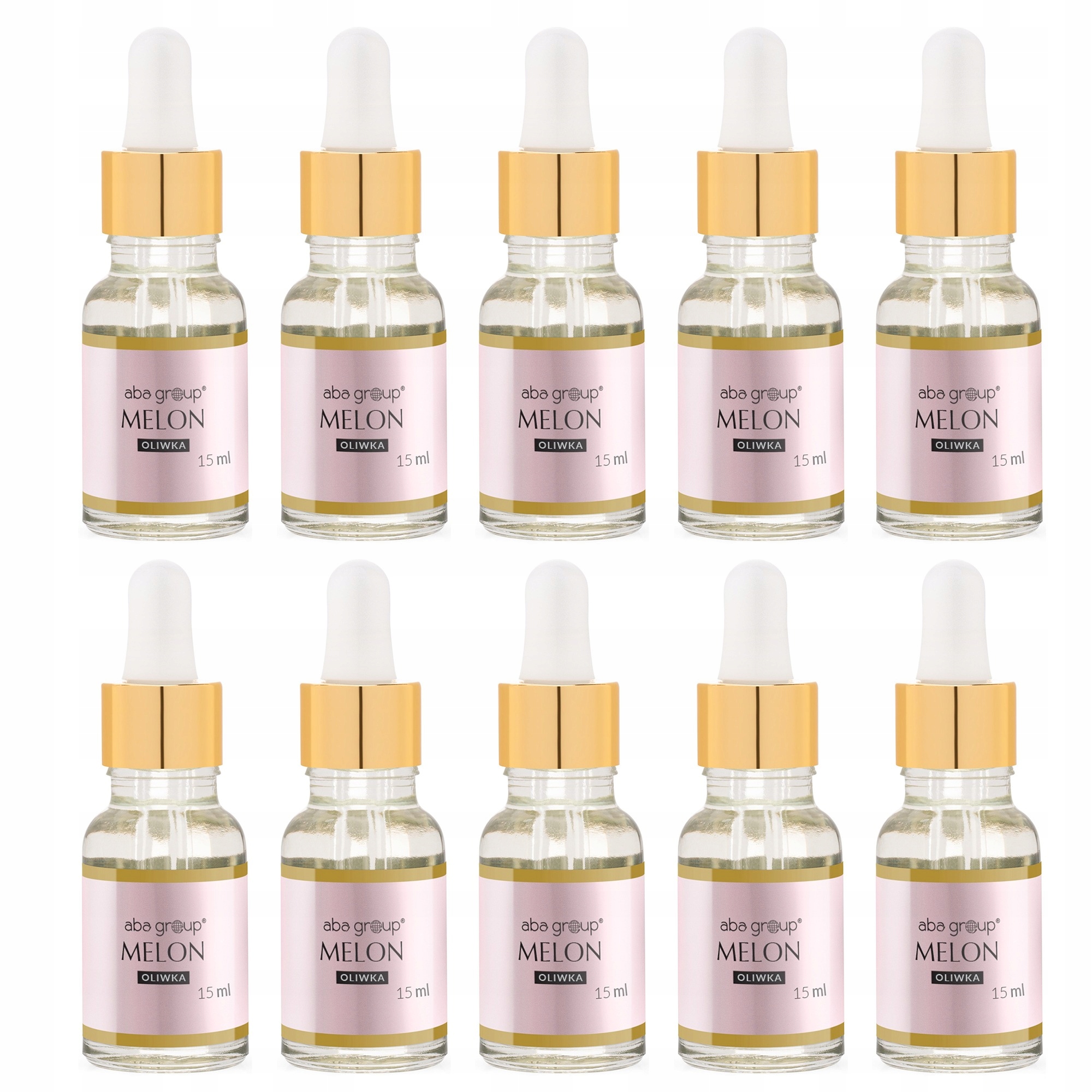 Sada oliv na kůžičku a nehty Bio Line Melon 15 ml 10 ks Aba Group