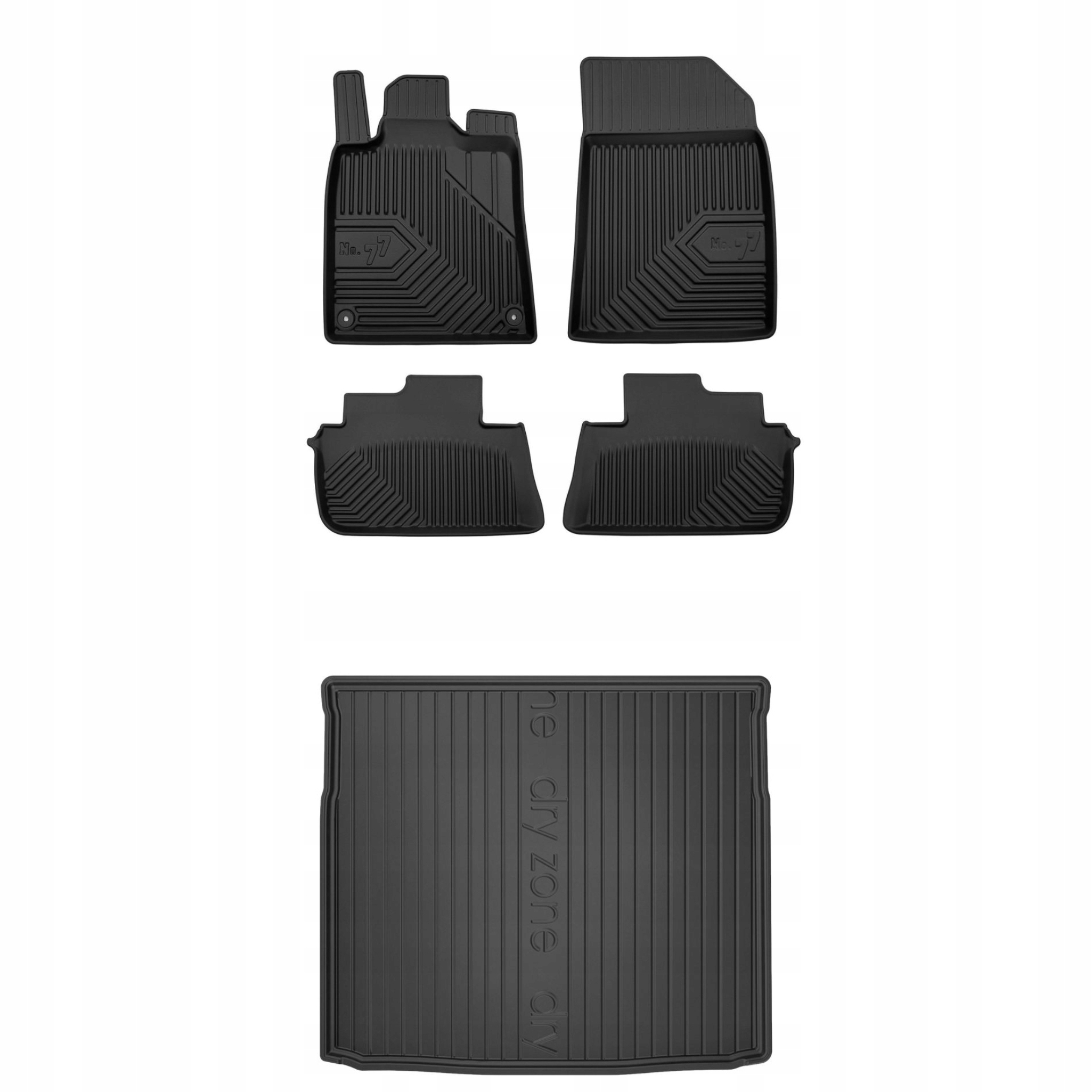 Sada gumových kobercov a rohoží pre Peugeot 407 04-11