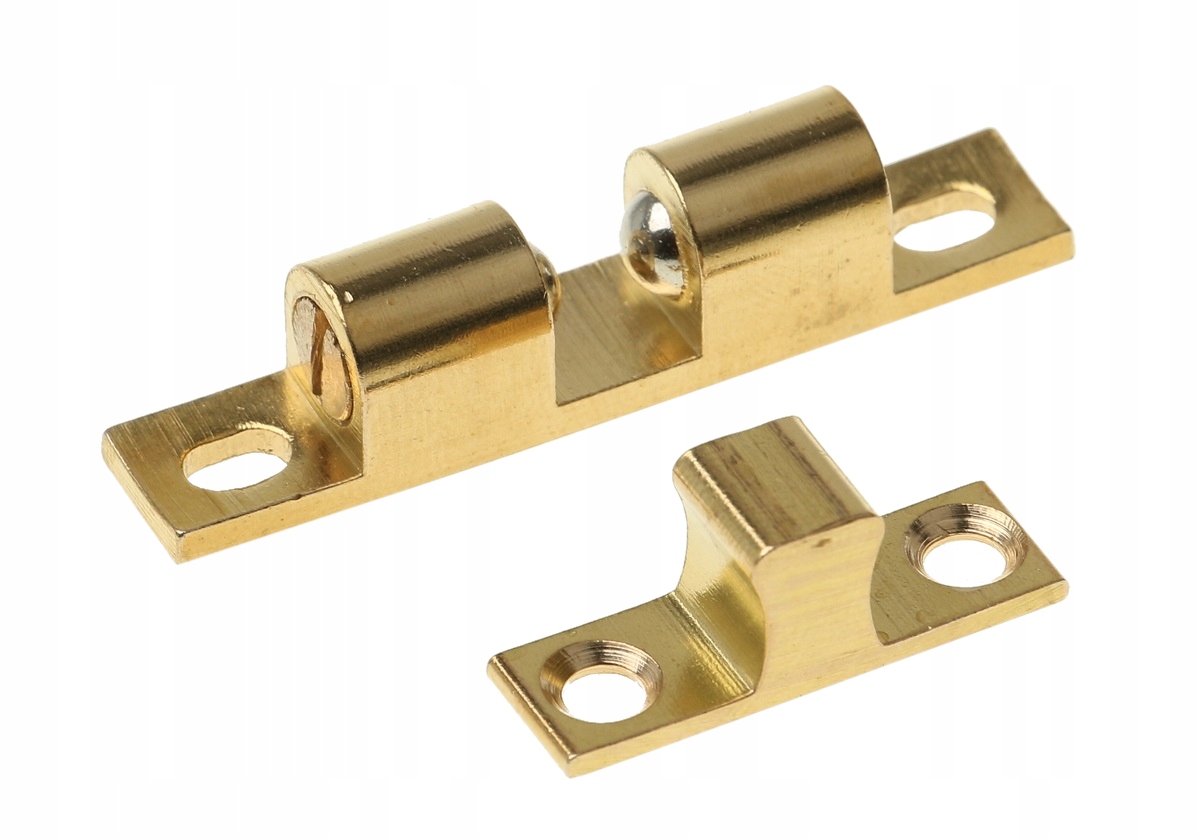 

Zatrzask Meblowy Zamek Kulkowy 60 mm Mosiężny