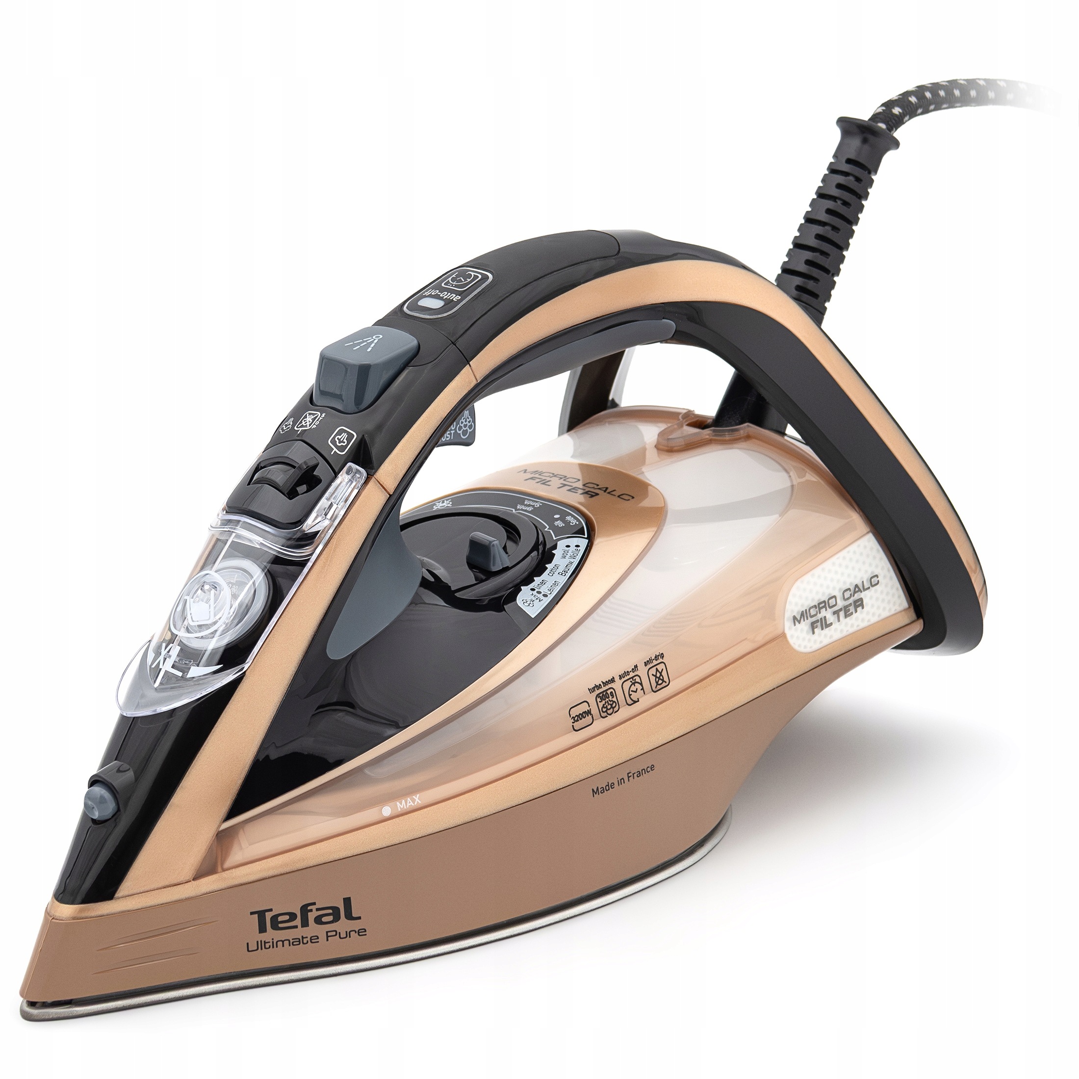 Žehlička Tefal Ultimate Pure FV9852E0 3200W AirGlide Autoclean