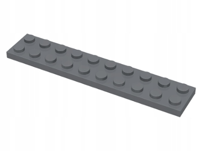

Lego 3832 plytka 2x10 c. szary Dbg 10 szt Nowy