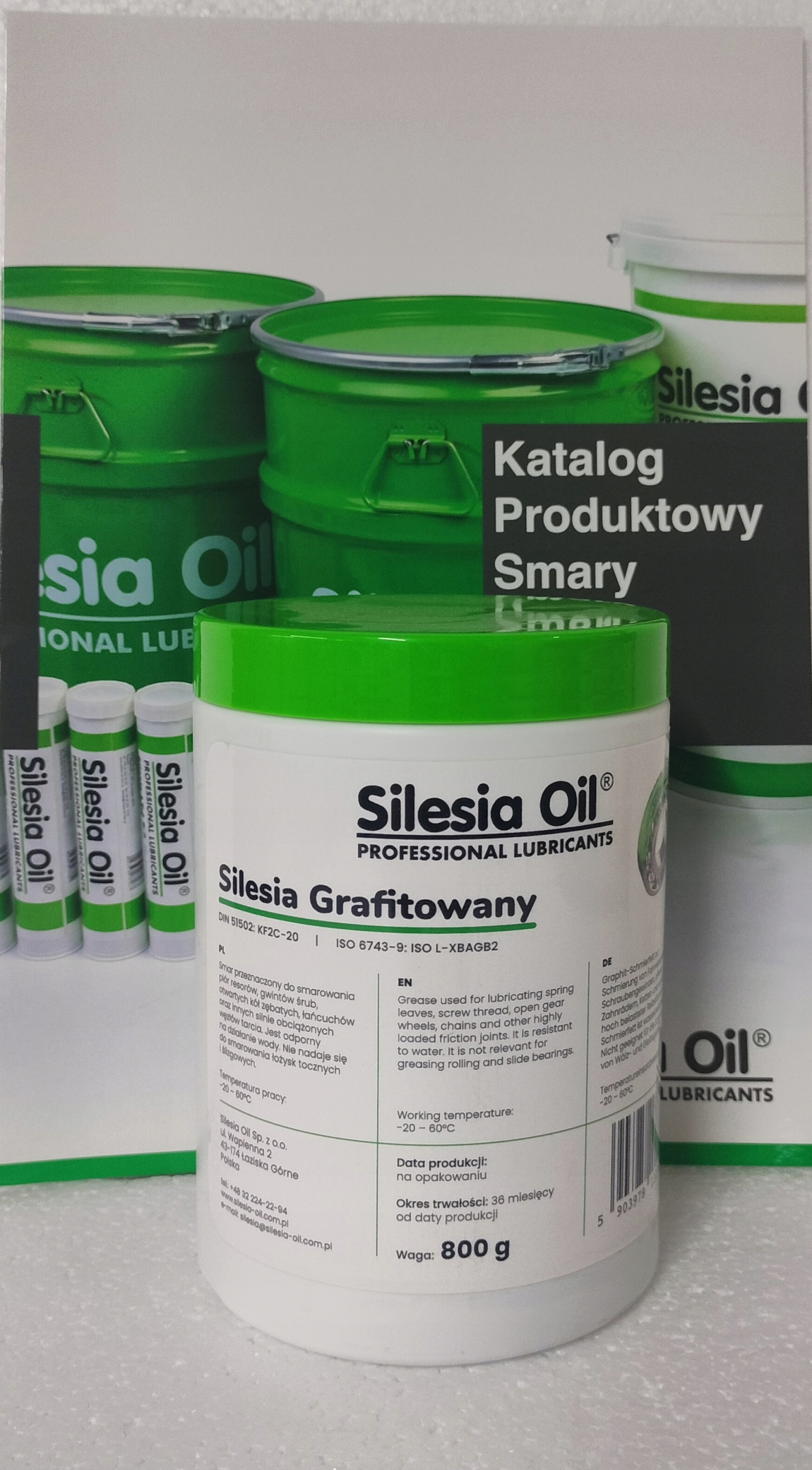 Silesia Smar Grafitowany 0,8KG.