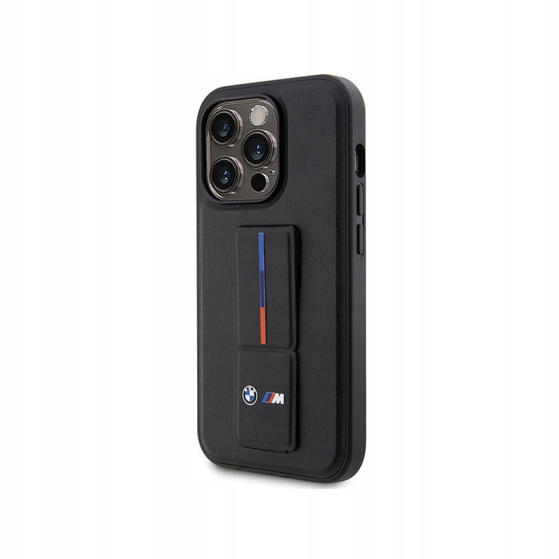 Bmw Grip Stand Hot Stamp – Pouzdro pro iPhone 14 Pro (černé)