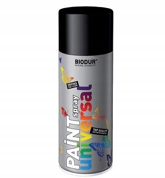 

Spray Szybkoschnący Farba Emalia Czarny Połysk