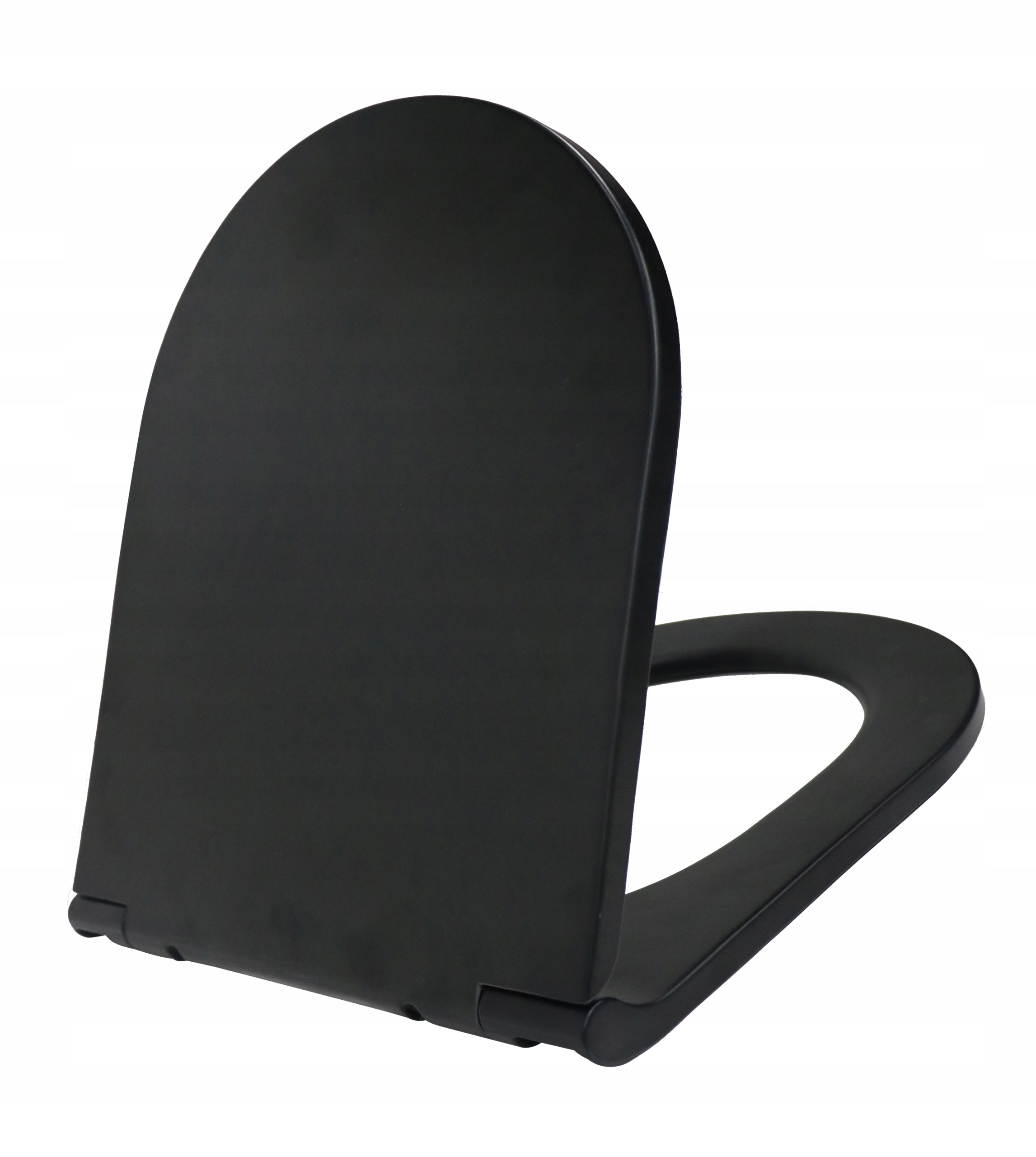 DESKA WC SEDESOWA KLOZETOWA TYP U CZARNA MATOWA WOLNOOPADAJĄCA TWARDA Marka Estiva